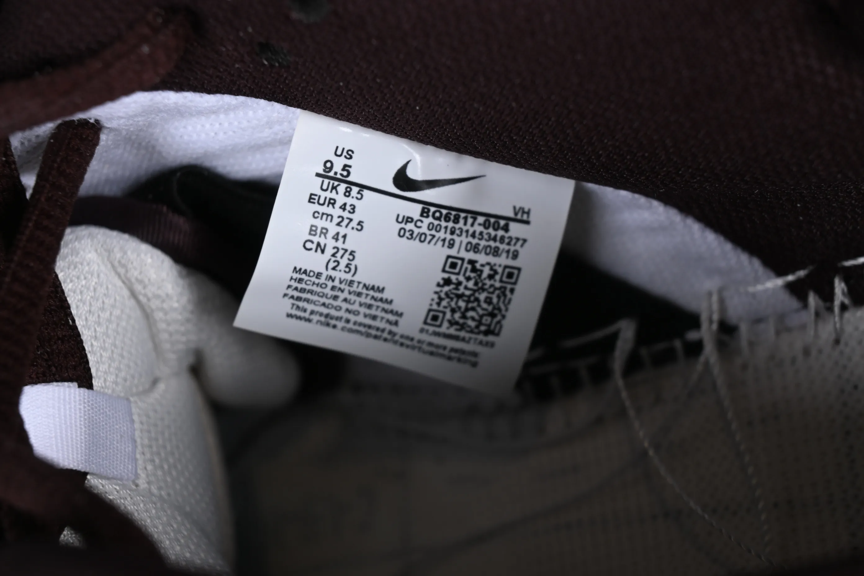 All categories Nk SB Dunk series Nk SB Dunk Low low-top sneakers Nk SB Dunk Low "Desert Sand" dark brown gray low-top series casual sneakers BQ6817-004
